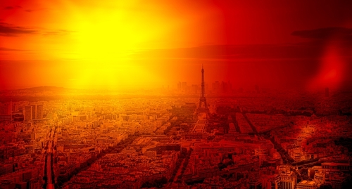 European city under extreme heat in 2022